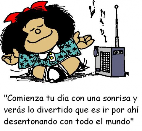 Mafalda para empezar un nuevo día