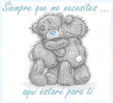 Ositos que se abrazan Ositos que se abrazan