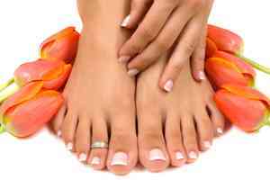 Pedicura para la novia Pedicura para la novia
