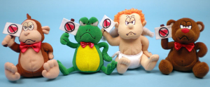 peluches anti San valentin