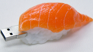 sushi usb salmón